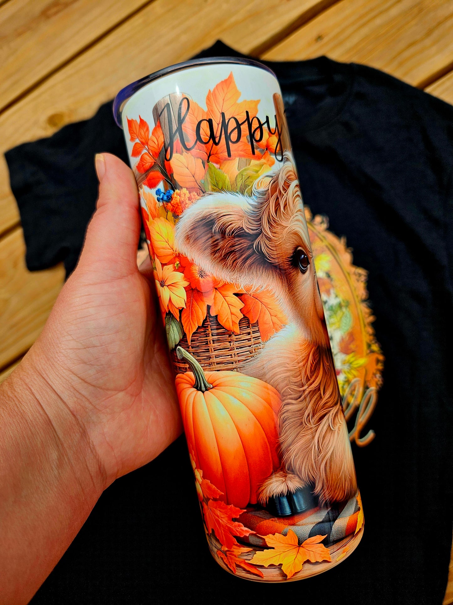 Highland Cow Fall Tumbler