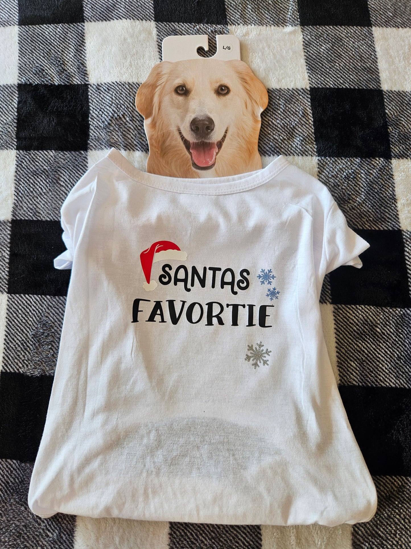 Santas Favorite Dog T-shirt