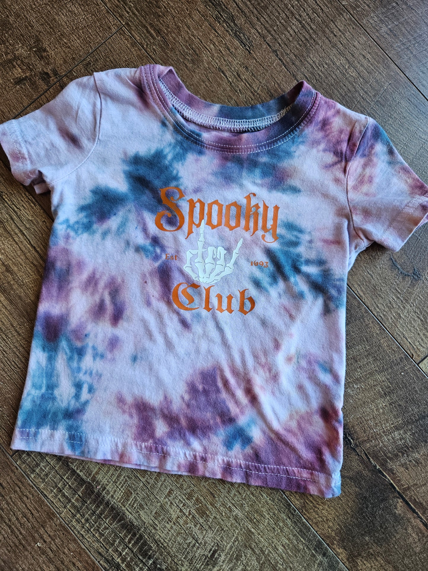 Purple Spooky Club Glow in Dark T-Shirt