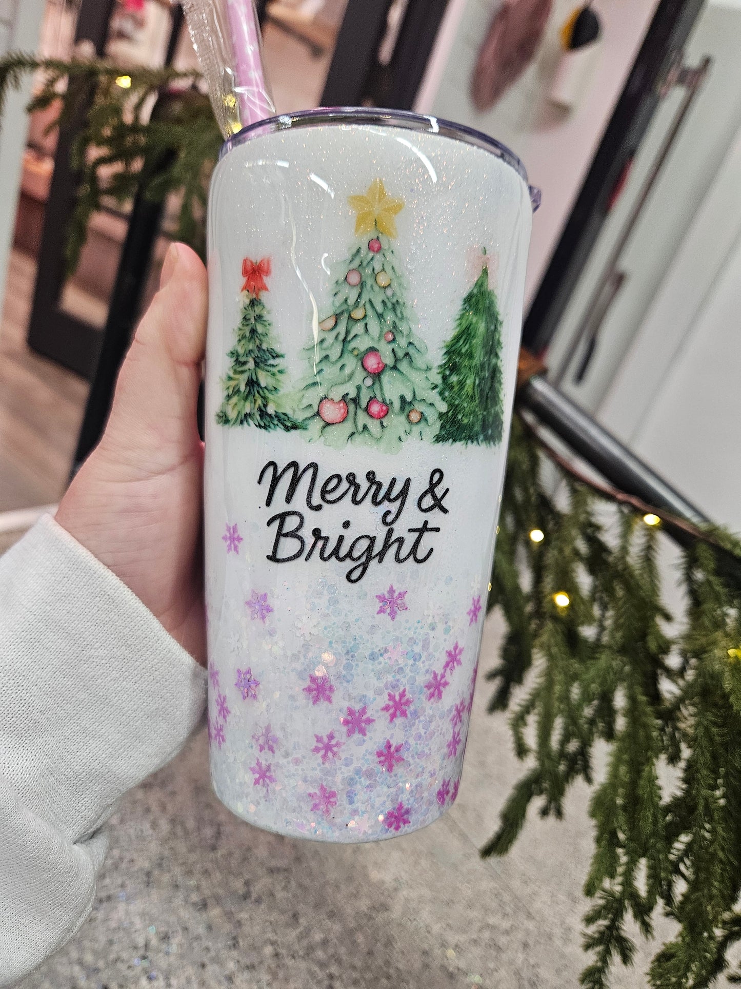 Merry & Bright Tumbler