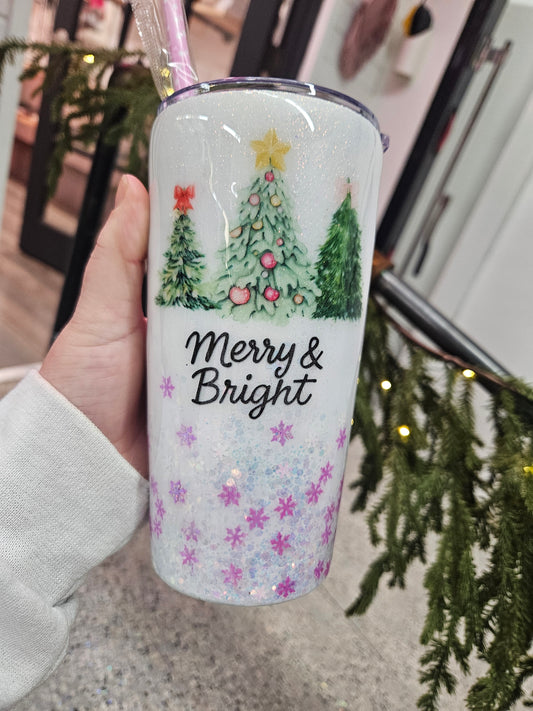 Merry & Bright Tumbler