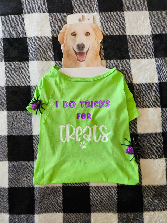Does Tricks for Treats Dog T-shirt