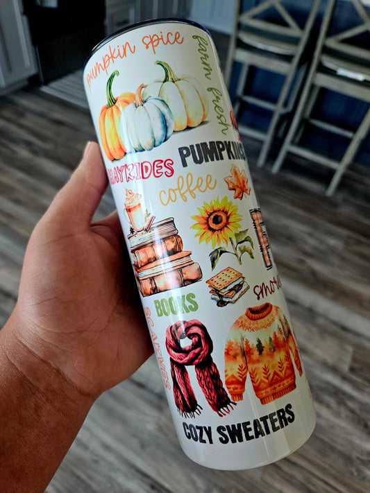 Hello Fall Tumbler