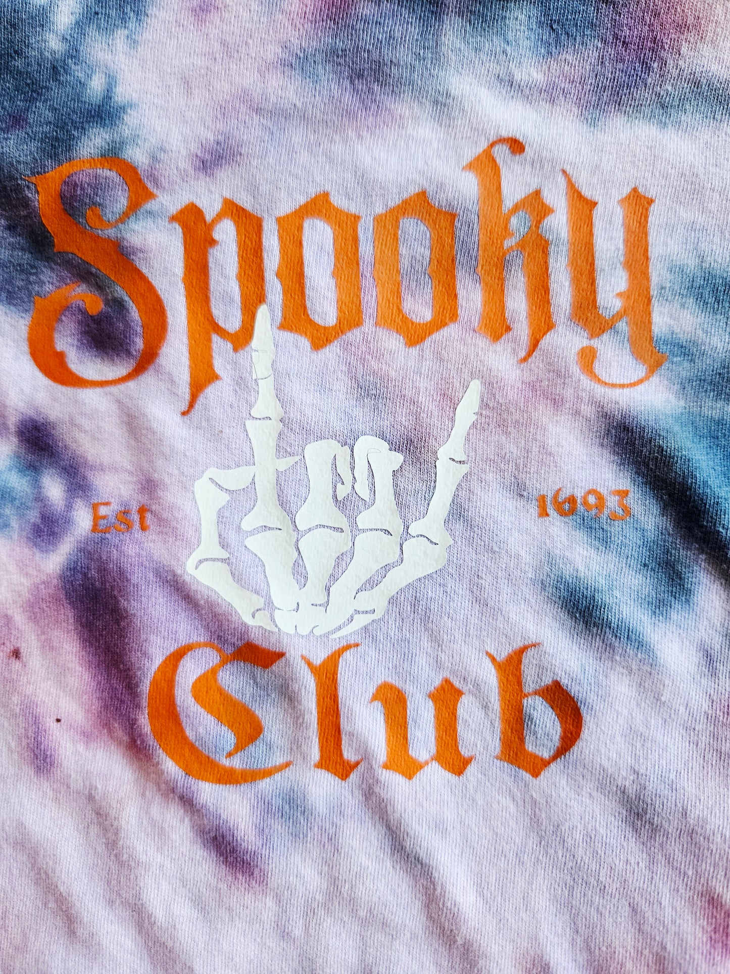 Purple Spooky Club Glow in Dark T-Shirt