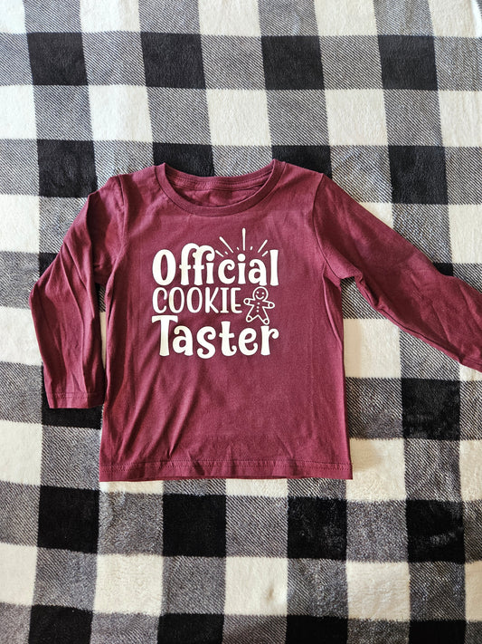 Official Cookie Taster Long Leeve T