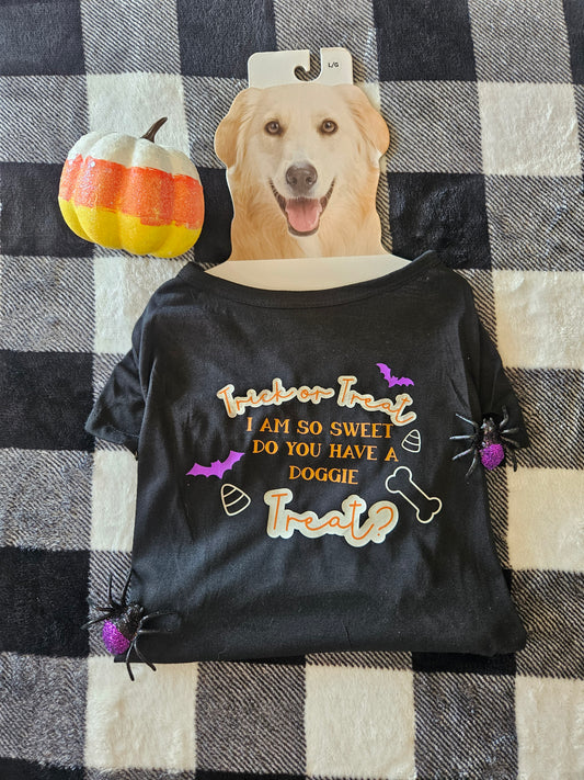 Treak or Treat Sweet Dog T-shirt