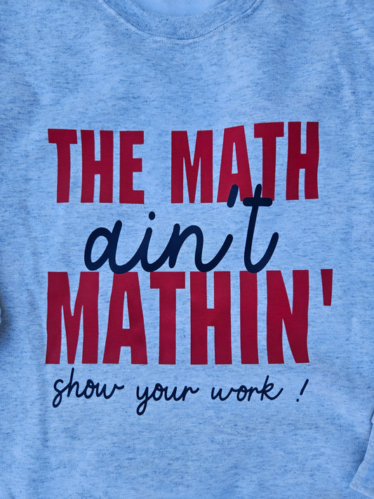 Crew Neck Sweatshirt Math