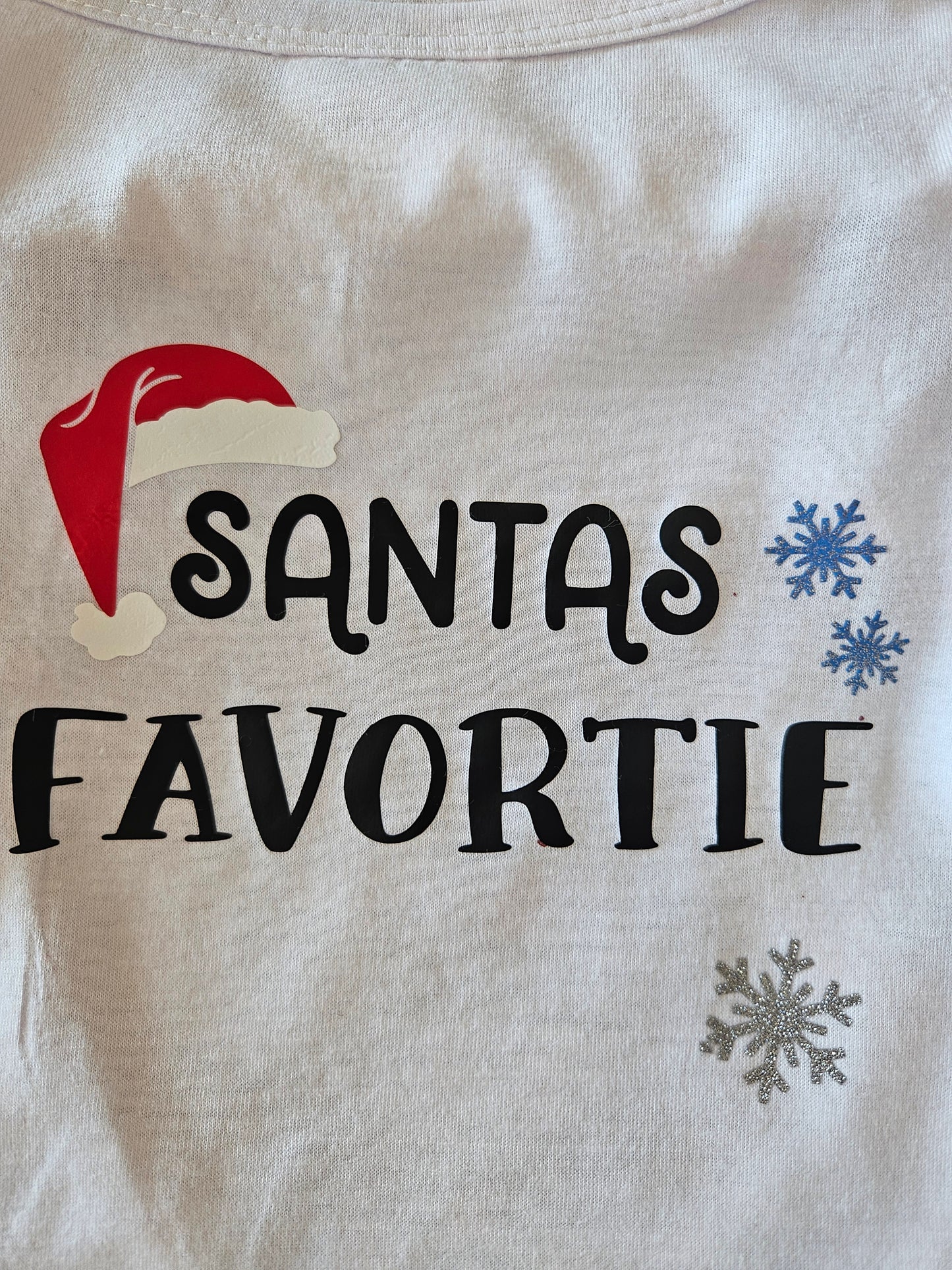 Santas Favorite Dog T-shirt