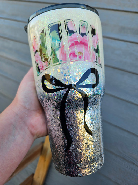 Mama Glitter Tumbler